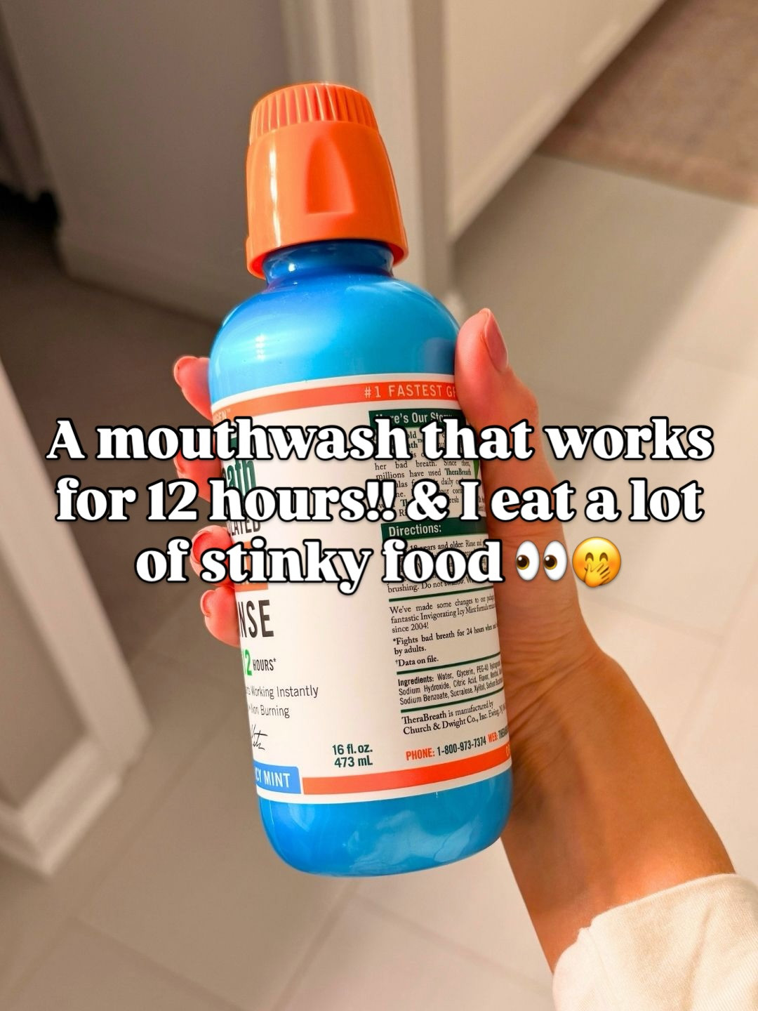 The best mouthwash! I use it multiple times a day!  

 