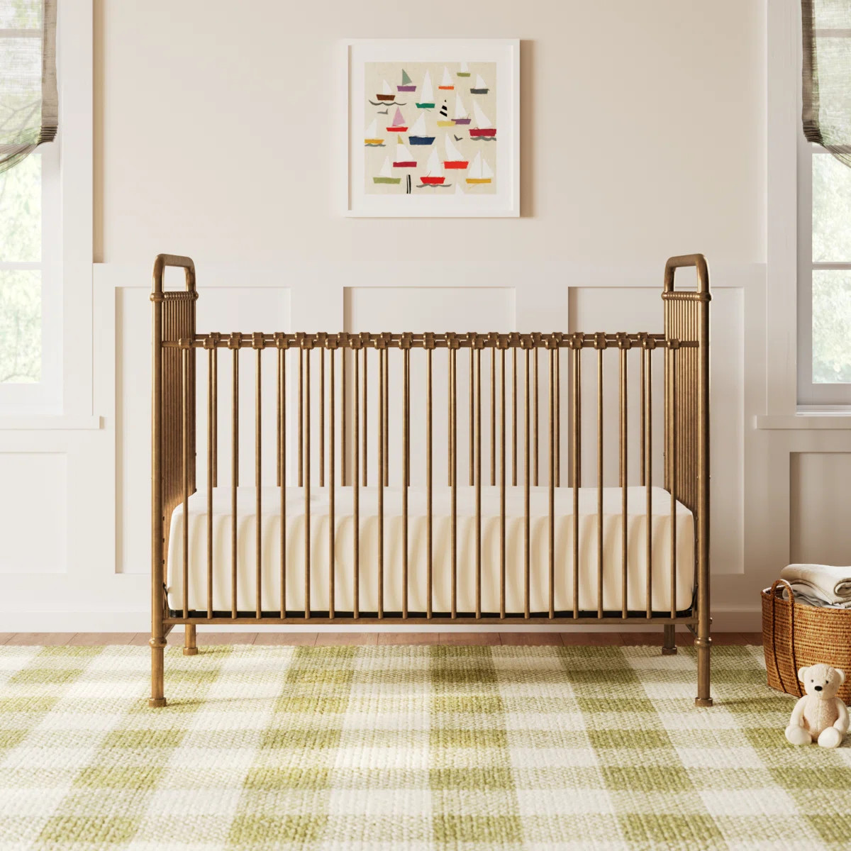 Abigail Greenguard Gold Certified 3 -in-1 Convertible Crib | Birch Lane