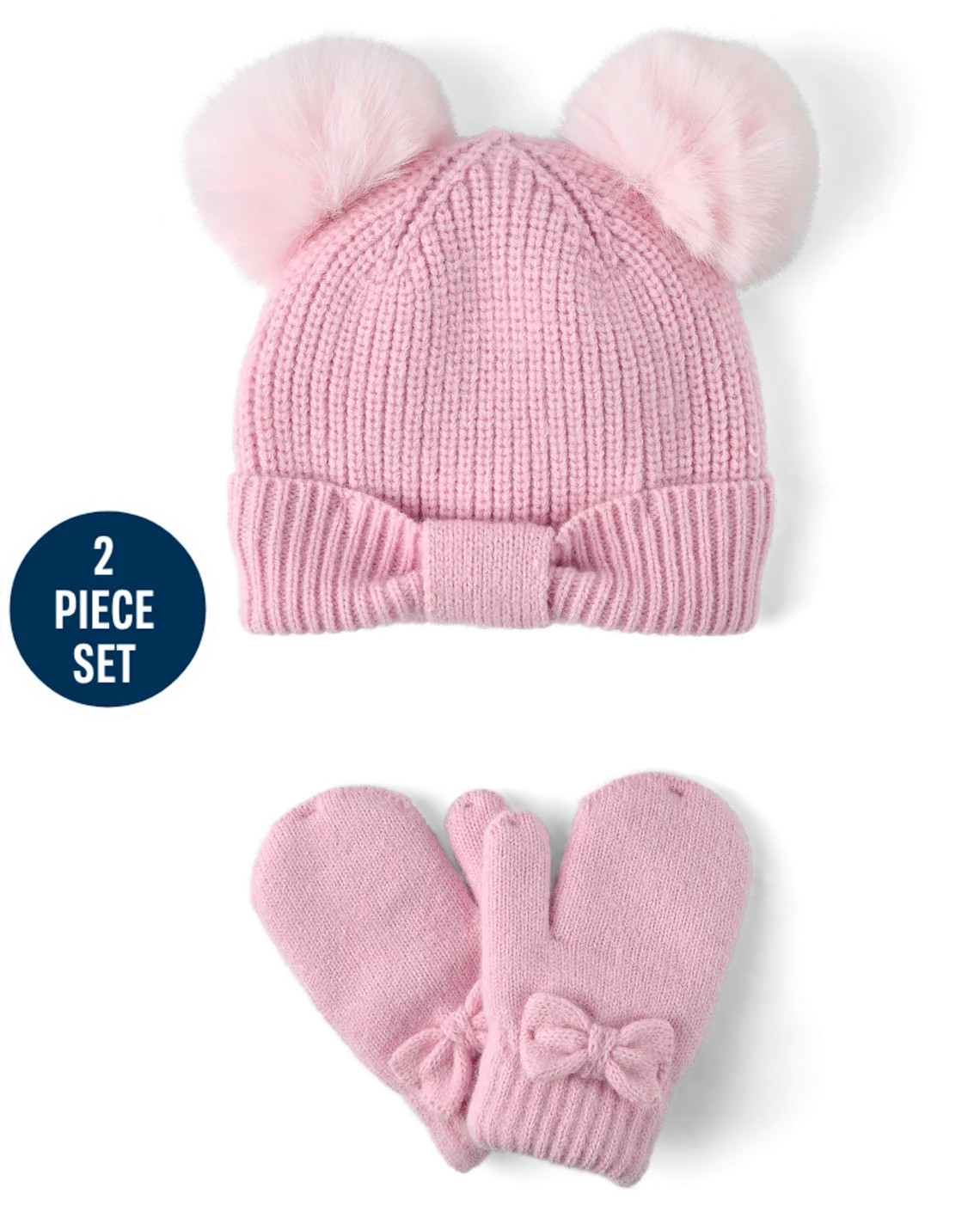 Toddler Girls Bow 2-Piece Cold Weather Set - purple | The Children's Place