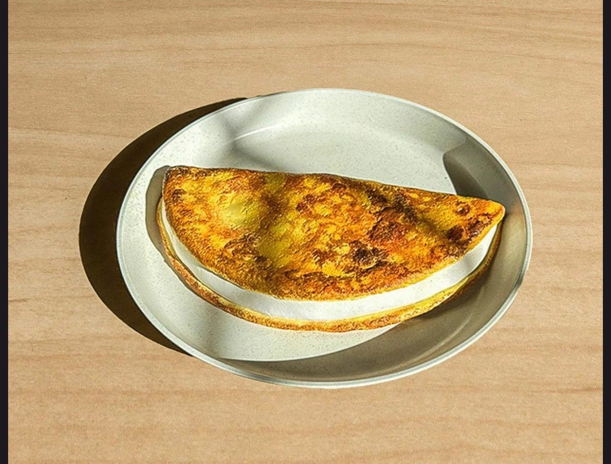 Polymer clay- fake food plate wall