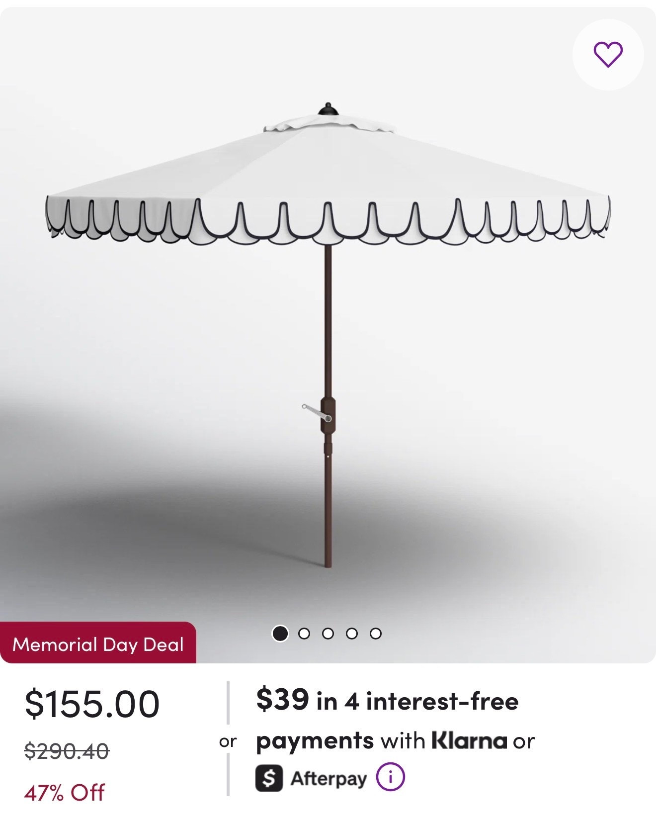Just bought these two items for our yard and I can’t wait for them to arrive $150 for an umbrella is SUCH a good deal!!

#LTKootd #LTKdayinmylife #LTKSaleAlert