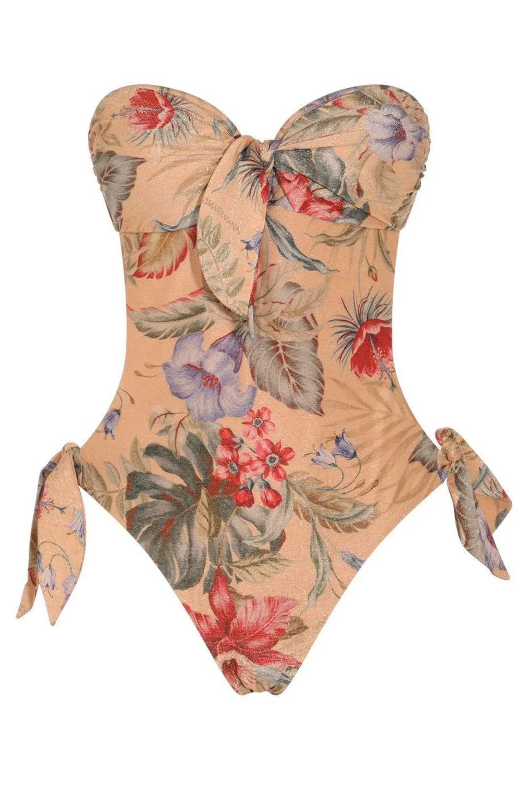 Zimmermann Coco Scarf Tie 1PC Swimsuit | Cettire Global