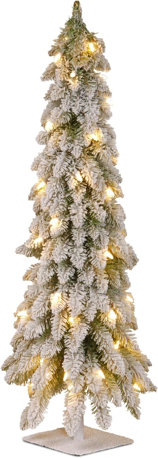 National Tree Company Pre-lit Artificial Mini Christmas Tree | Includes Pre-strung White Lights |... | Amazon (US)