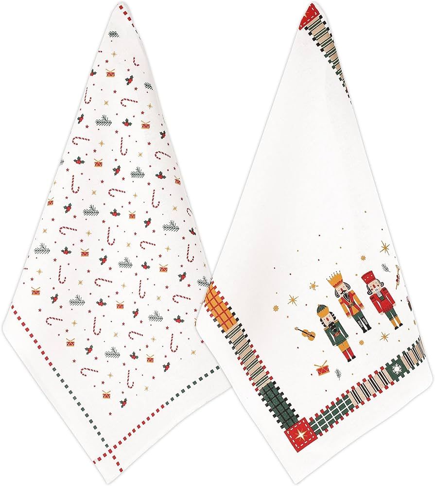 Folkulture Christmas Kitchen Towels Set of 2 for Christmas Decorations, 26 x 20 Boho Dish Towels ... | Amazon (US)