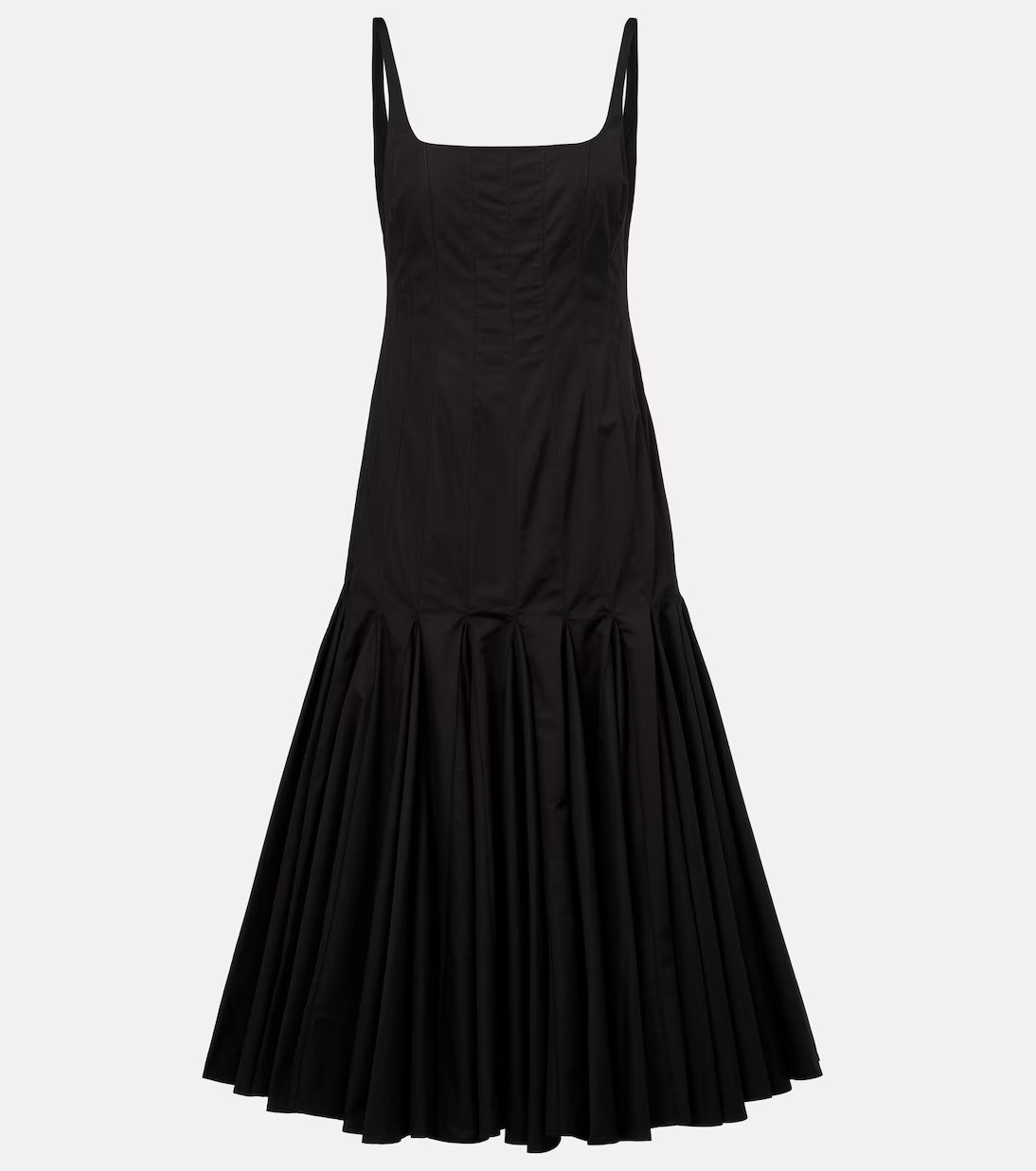 Agave cotton poplin midi dress | Mytheresa (US/CA)