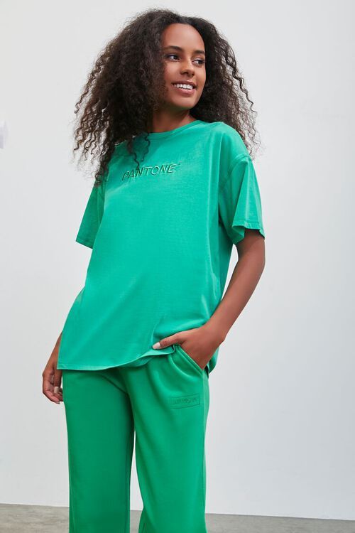Embroidered Pantone Tee | Forever 21 (US)