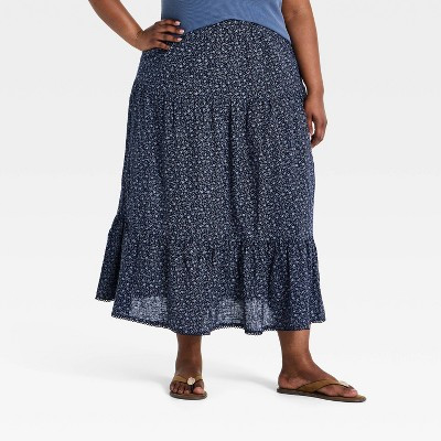 Women's Printed Maxi Full Skirt - Universal Thread\u2122 | Target