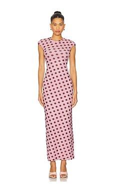 AFRM Cody Dress in Rose Dot from Revolve.com | Revolve Clothing (Global)