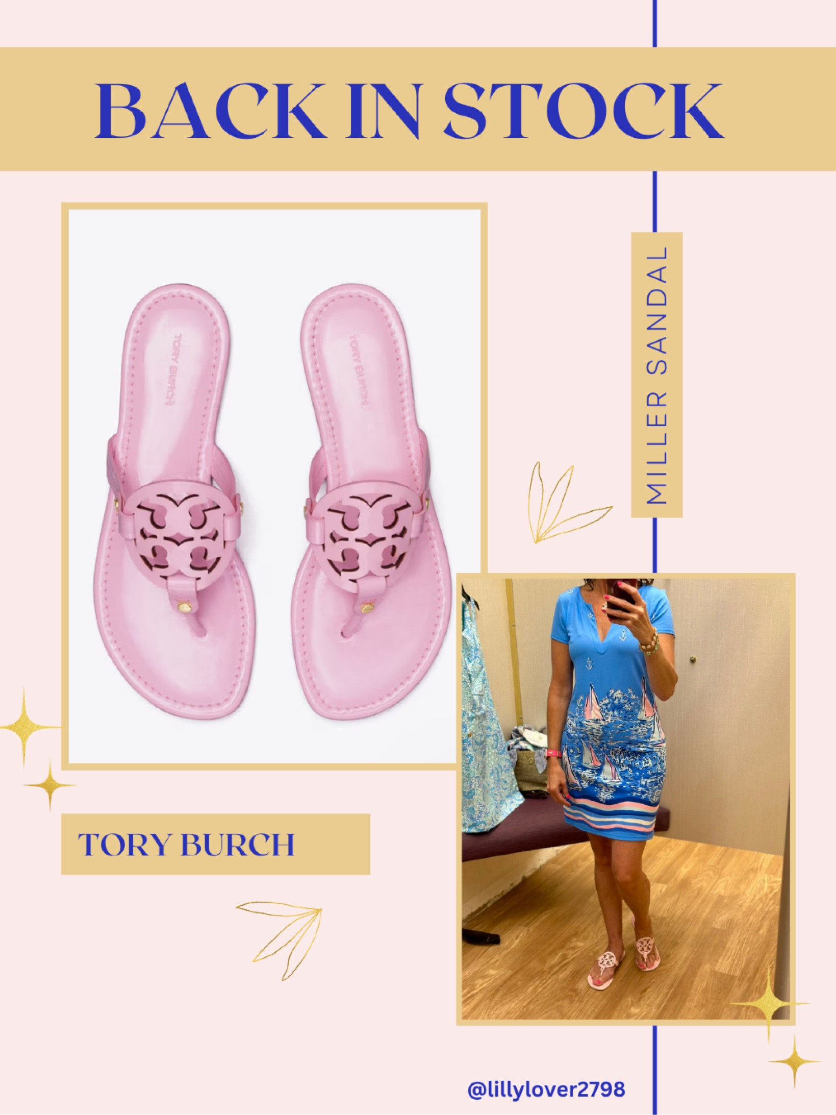 Sandals

Back In Stock 

For all my ladies who have been patiently waiting for these to come back in stock..The Time is Now!

Absolutely love these sandals! Several colors available. They match with so match in my closet including this really cute dress. I will link several items these sandals will go with. 

#LTKBeauty #LTKTravel #LTKSaleAlert 

Tory Burch, Miller sandal, sandals, Lilly Pulitzer, sundress, summer shoes, summer, 





#LTKShoeCrush #LTKStyleTip #LTKOver40