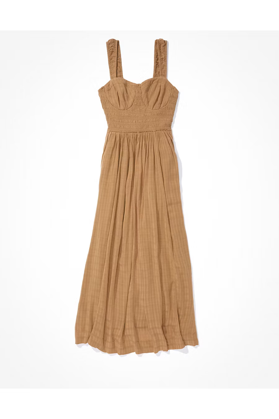 AE Corset Babydoll Midi Dress | American Eagle Outfitters (US & CA)