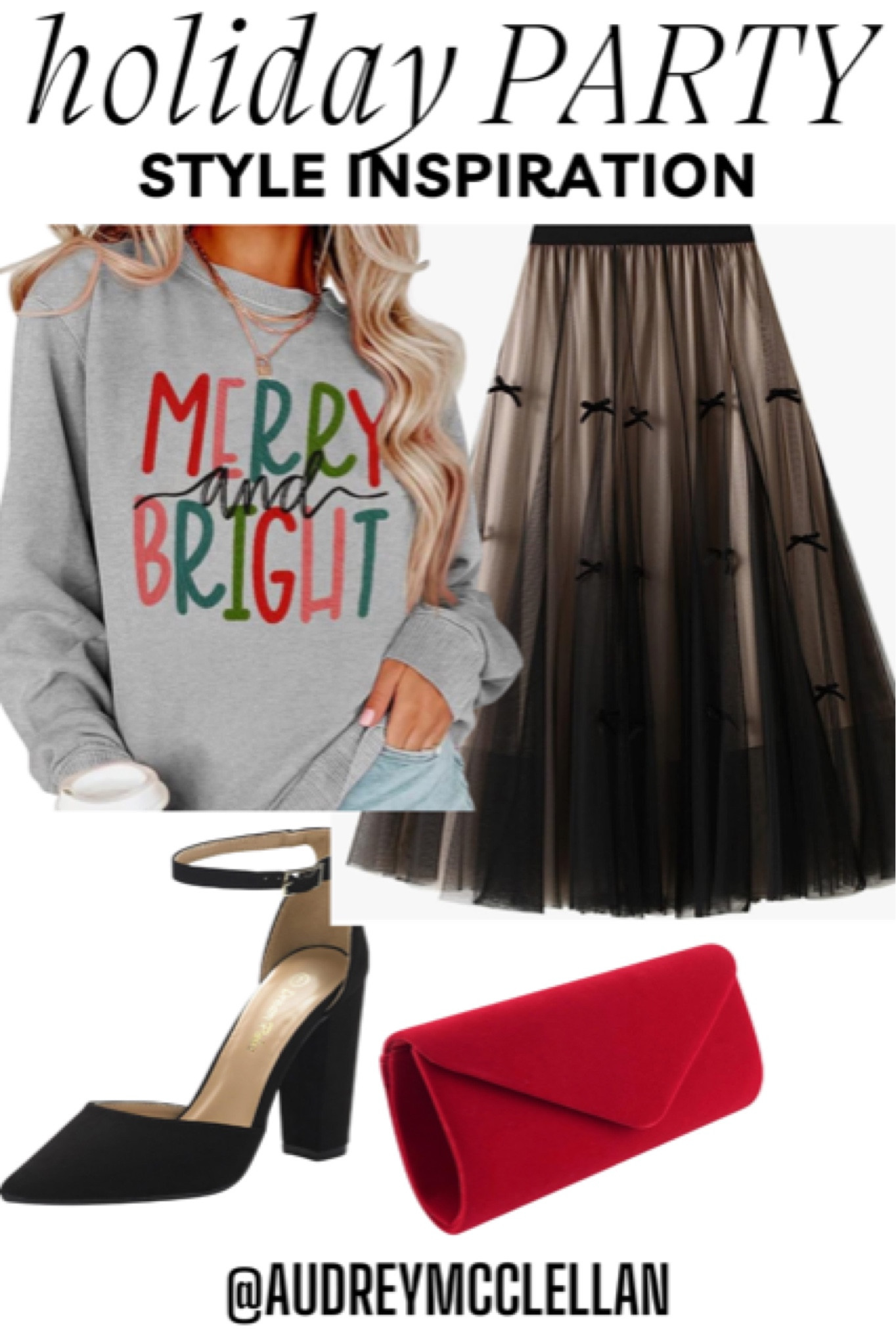 I love dressing up a sweatshirt with a fabulous skirt! ❤️❤️

#LTKparties #LTKHoliday