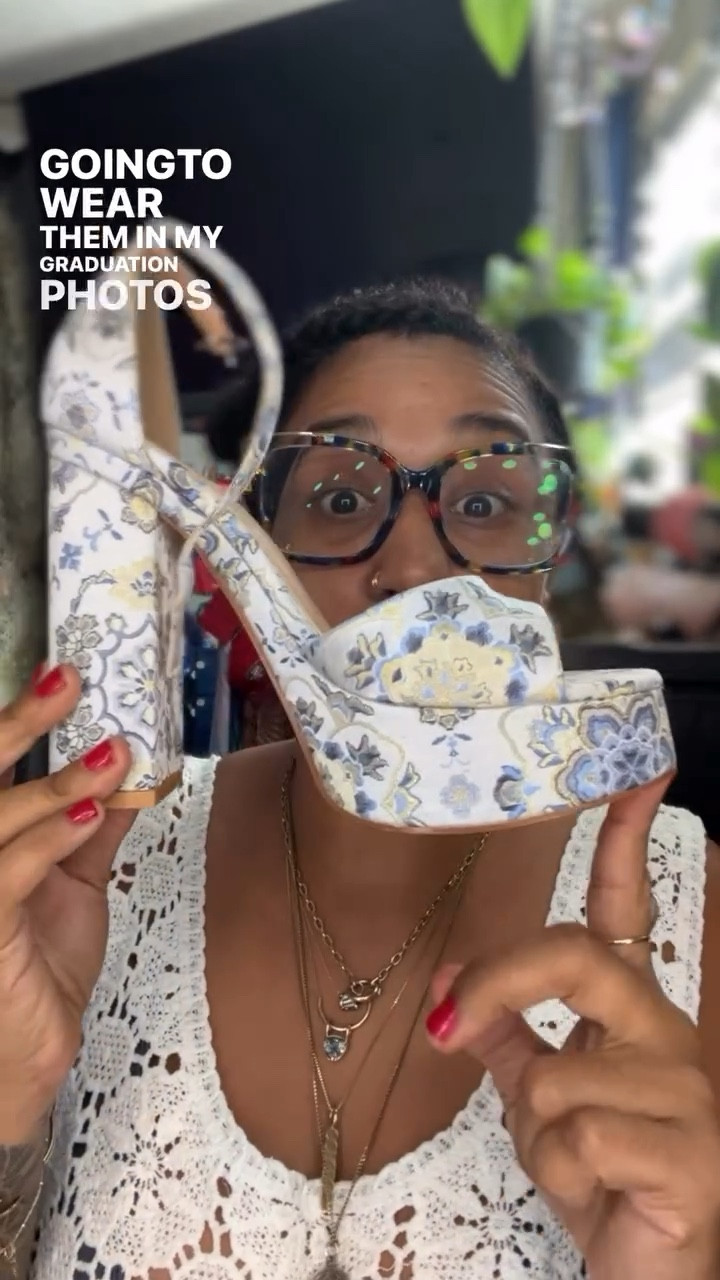 💙 Got these Orsola Blue Brocade Platform Ankle Strap Sandals from Lulus (size 6) to pair with this gorgeous Amazon wedding guest dress (size medium) 

✨I can’t wait to celebrate love this Friday — moments like this remind me how far I’ve come and why I’m building The Souza Foundation: to help other women find their strength, confidence, and joy again. 

💕When you shop my looks through LikeToKnow or Pinterest, you’re not just buying an outfit — you’re helping create safe spaces for survivors to heal and rebuild their lives.

#WeddingGuestStyle #LulusFinds #AmazonDressFinds #TheSouzaFoundation #WomenEmpoweringWomen #FashionWithPurpose

#LTKPetite #LTKWedding #LTKOver40