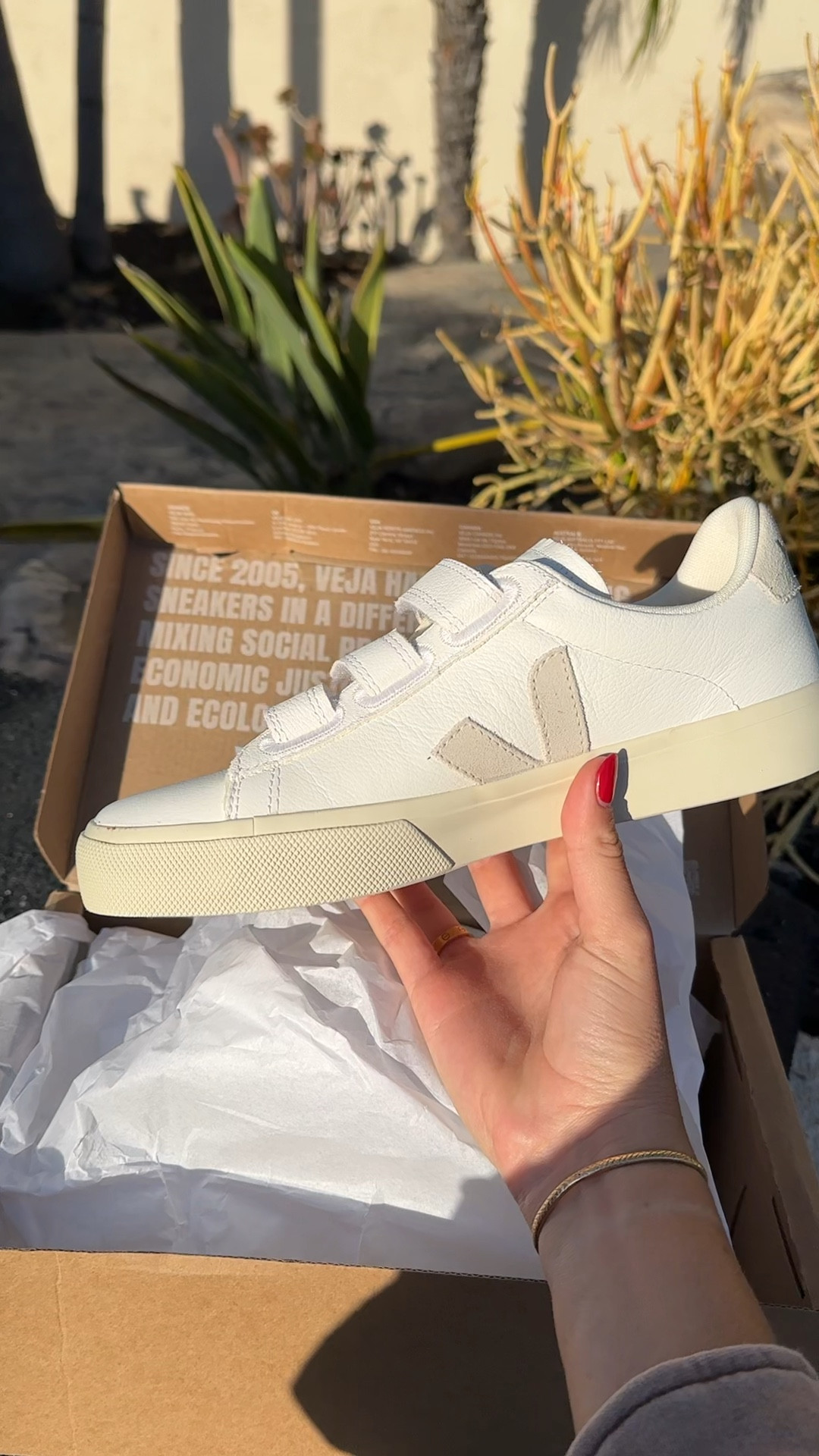 the cutest white sneakers! velcro strap shoes - favorite veja style, white and cream shoes real leather for fall  


#LTKVideo #LTKshoecrush #LTKtravel