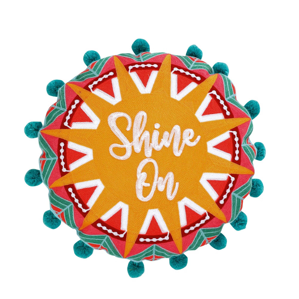 Monique Round Shine On Pillow - Homthreads | Target