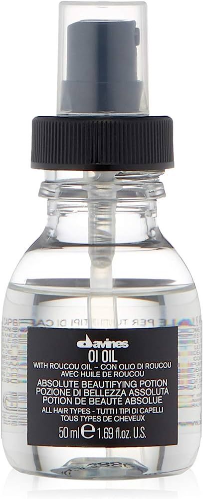 Davines OI Oil | Weightless Hair Oil Perfect for Dry Hair, Coarse & Curly Hair Types | Conrol Fri... | Amazon (US)