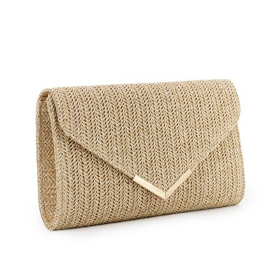 Narwey Straw Clutch Purse Raffia Rattan Summer Evening Bag | Target