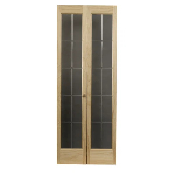 735 Series Wood Glass Bi-Fold Door | Wayfair North America