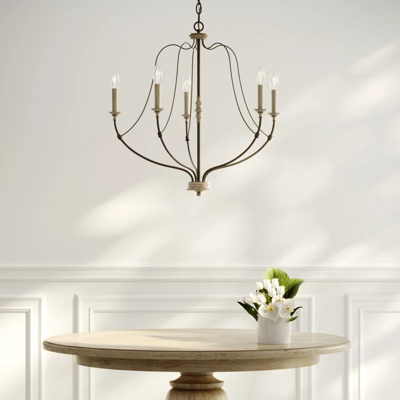 Shoshanna 5 - Light Dimmable Classic / Traditional Chandelier | Wayfair North America