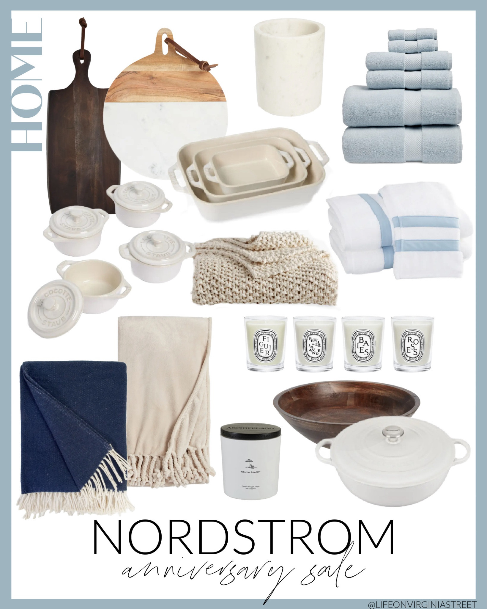 Top home picks from the 2024 Nordstrom Anniversary Sale! Includes wood serving boards, dark wood bowl, plush bath towels, best smelling candles, cozy throw blankets, Dutch ovens, marble utensil  holder, baking dishes and more! See more finds here: https://lifeonvirginiastreet.com/2024-nordstrom-anniversary-sale-picks/.
.
#ltkxnsale #ltkhome #ltksalealert #ltksummersales #ltkfindsunder50 #ltkfindsunder100 #ltkover40 #ltkstyletip nsale home finds, Nordstrom sale picks for home

#LTKxNSale #LTKSaleAlert #LTKHome