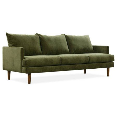 Poly & Bark Girona Velvet Upholstered Sofa | Walmart (US)