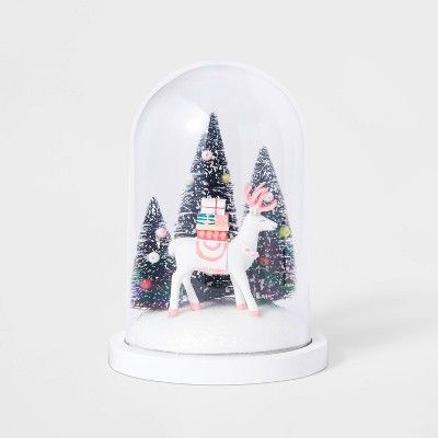 Round Cloche with Deer and Tree Decorative Figurine - Wondershop™ | Target