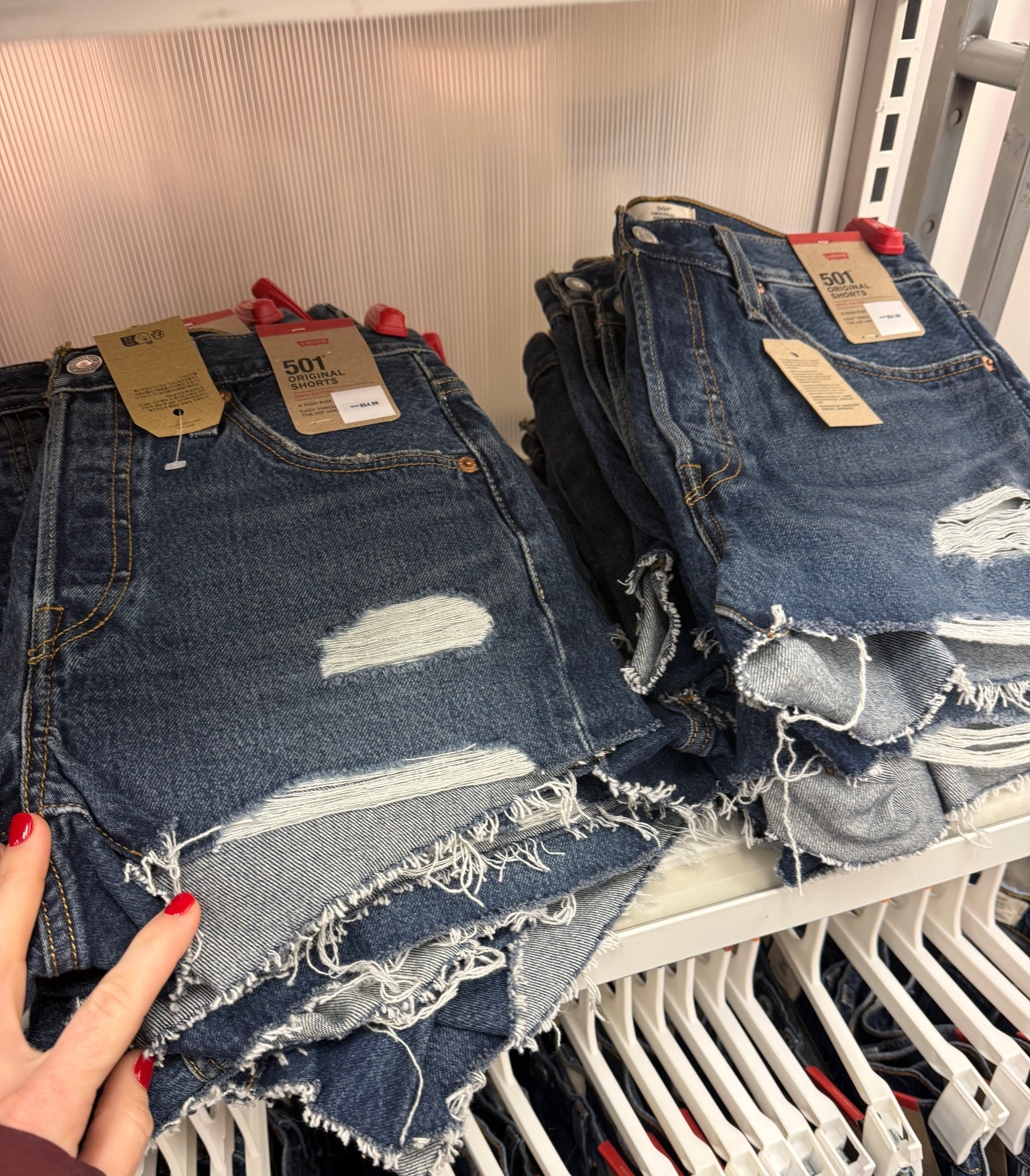 Levi shorts from Target
Denim shorts 