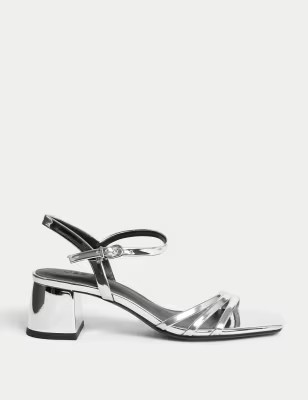 Strappy Block Heel Sandals | Marks & Spencer (UK)