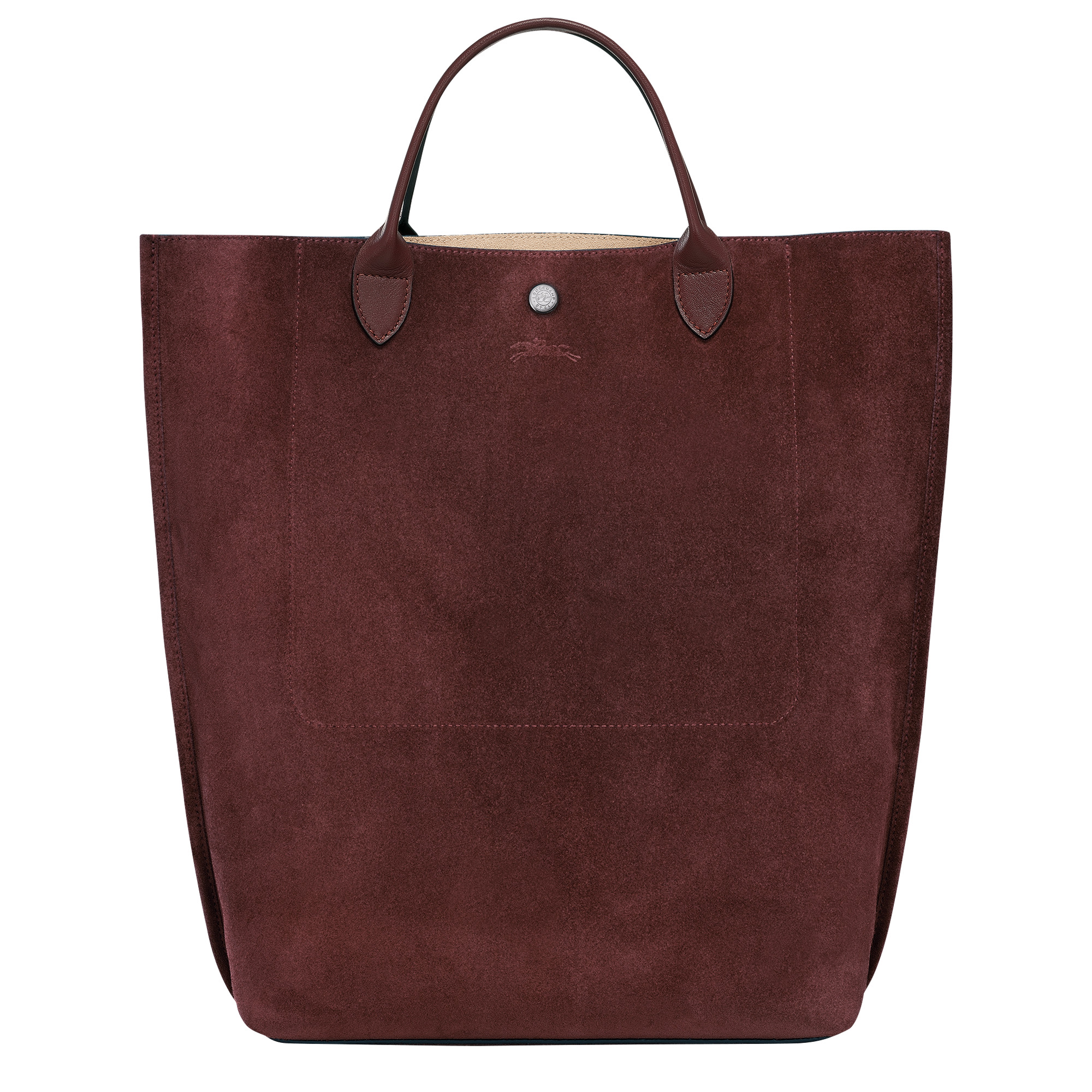 Cabas Longchamp M Tote bag Burgundy - Leather | Longchamp US | Longchamp