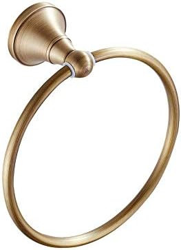 Leyden Towel Ring Antique Brass Hand Towel Holder Bathroom Accessories Brushed Shower Towel Hange... | Amazon (US)