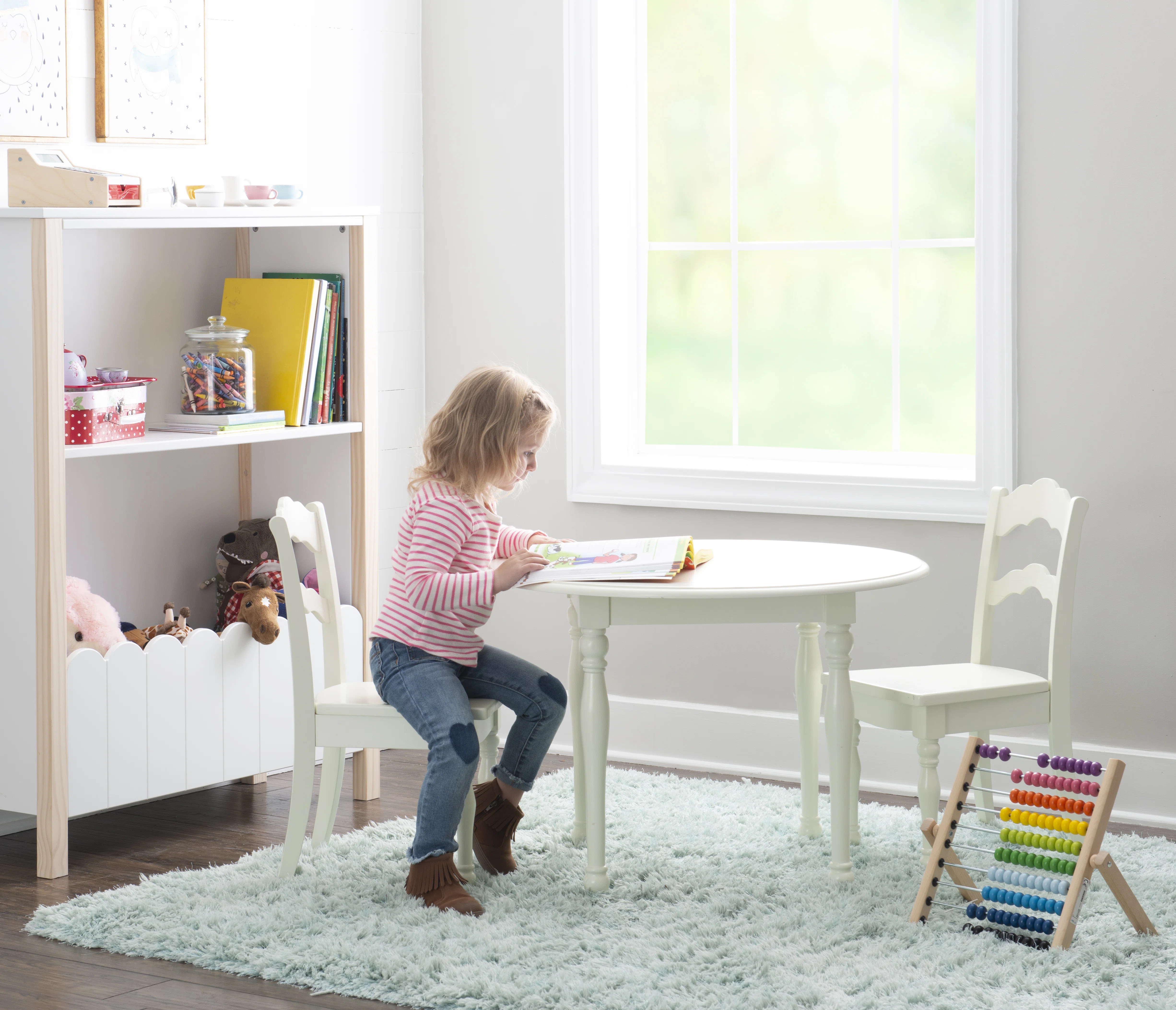 Torri Kids 3 Piece Play Or Activity Table and Chair Set | Wayfair North America