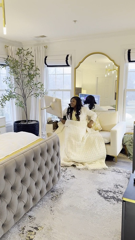 My cozy sitting area got a makeover for the spring and summer season 🙌🏾💛

#LTKselfcare #LTKHome #LTKSaleAlert