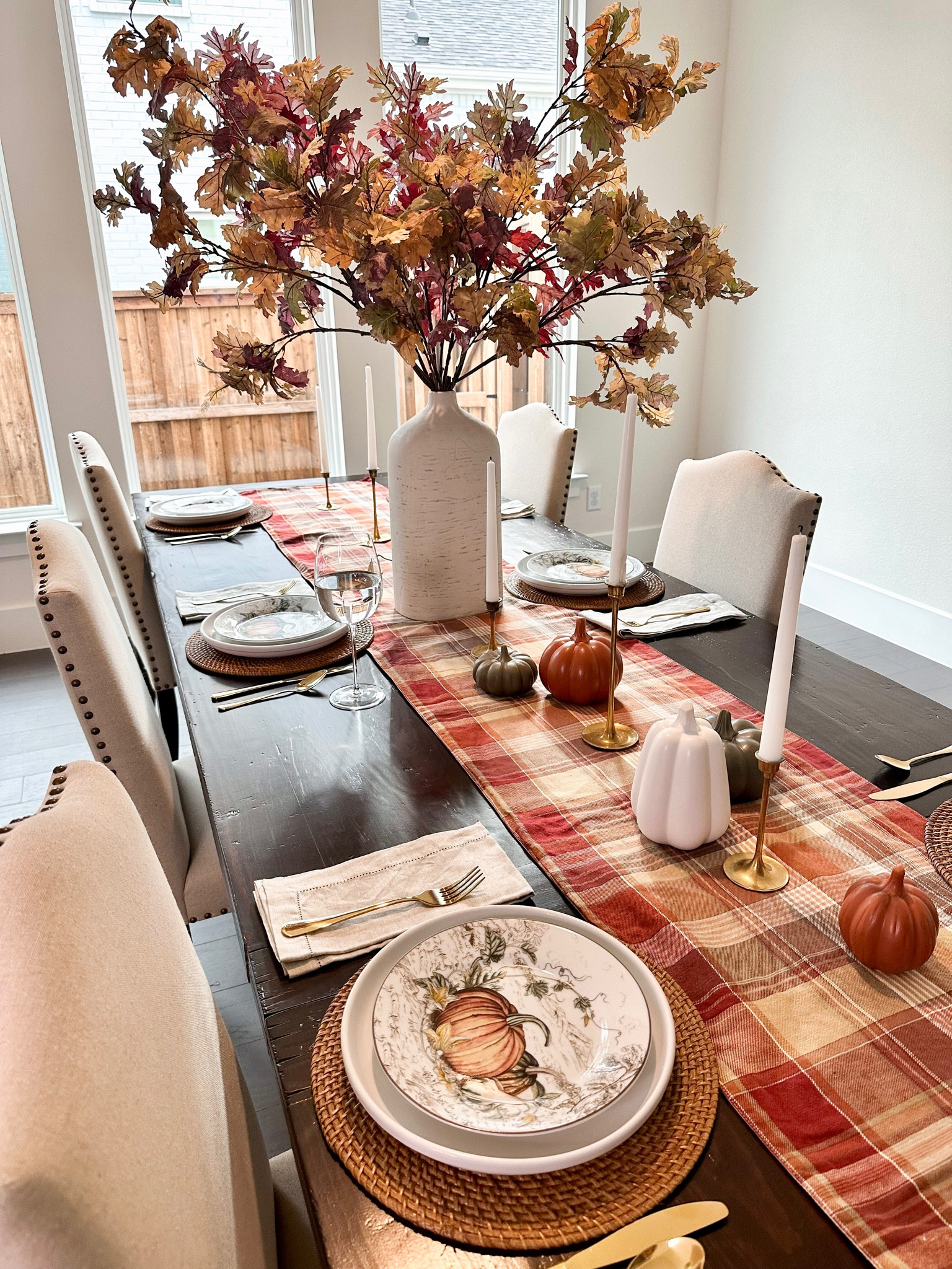 Fall table setting

#LTKparties #LTKhome #LTKSeasonal