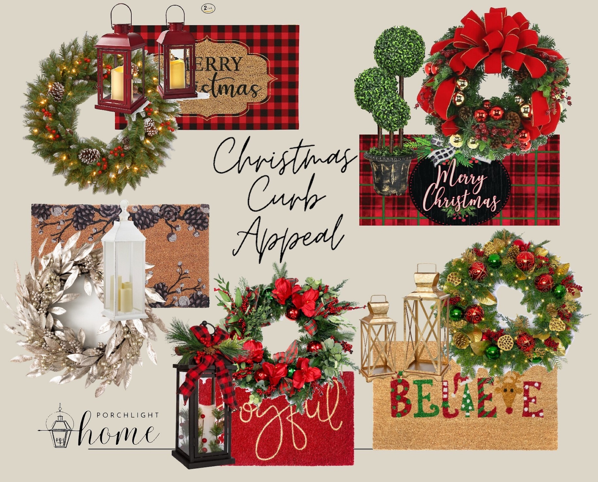 Christmas Decor
Want your holiday curb appeal to hit the mark?! 🌲 🎅 We’ve found some great pairings for your front door. Holiday, Christmas, door mat, wreath, holiday wreath, Christmas wreath, Christmas door mat, lantern, Wayfair, Amazon

#LTKSeasonal #LTKhome #LTKHolidaySale