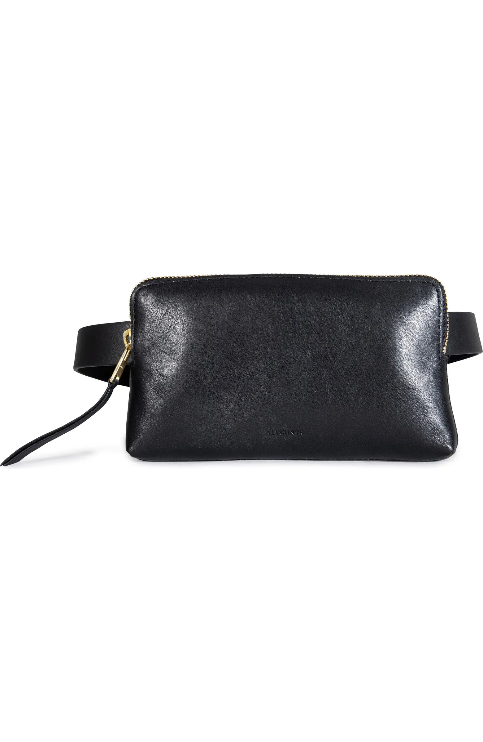 Zip Leather Belt Bag | Nordstrom