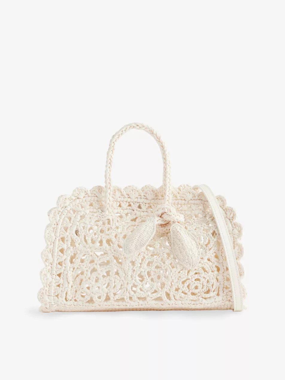 Le Petite Turismo Raffia Top-Handle Bag | Selfridges