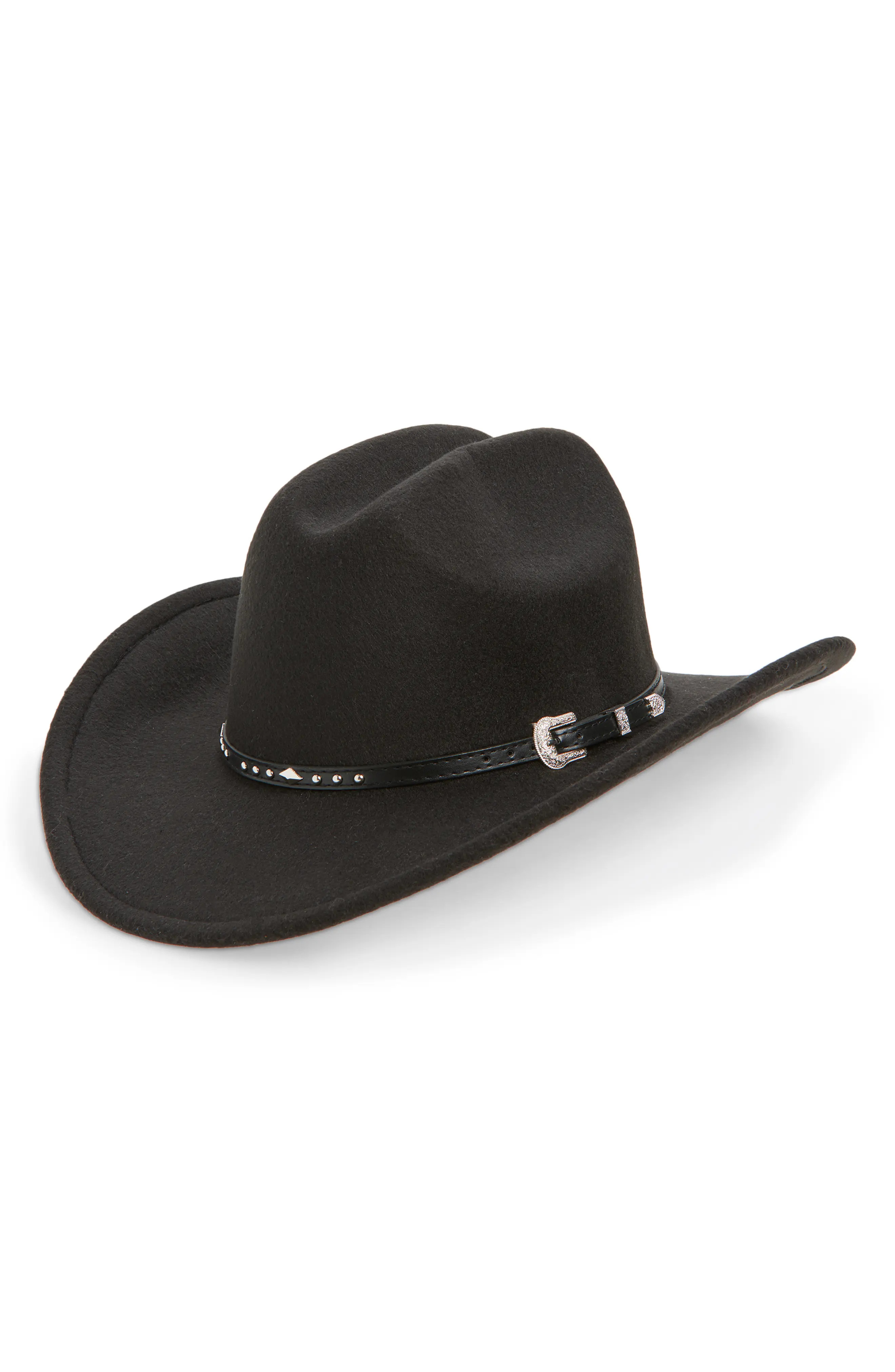 Tasha Western Cowboy Hat with Stud Leather Band (Women) | Nordstrom | Nordstrom