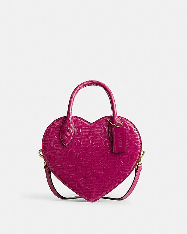 Heart Bag In Signature Leather | Coach (US)