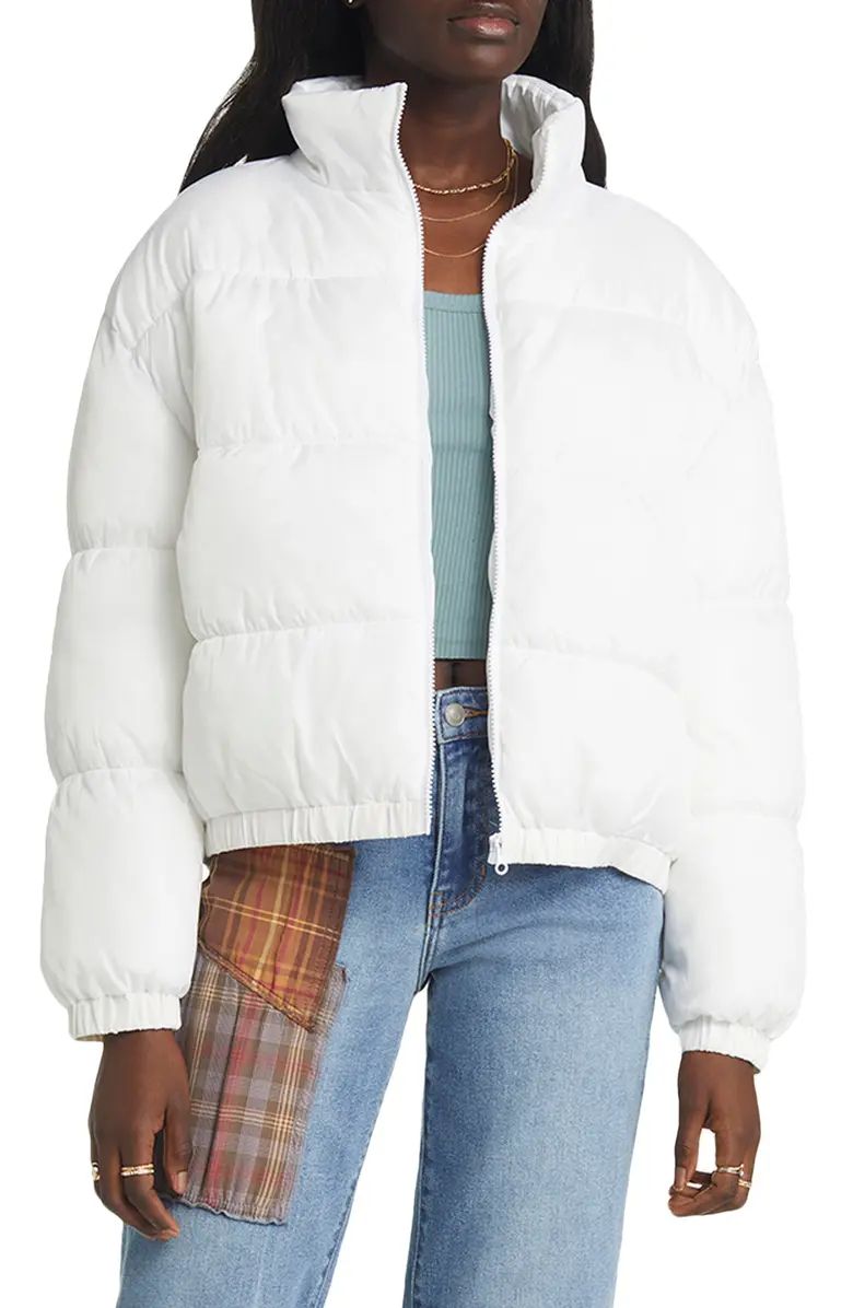 Water Resistant Recycled Polyester Puffer Jacket | Nordstrom