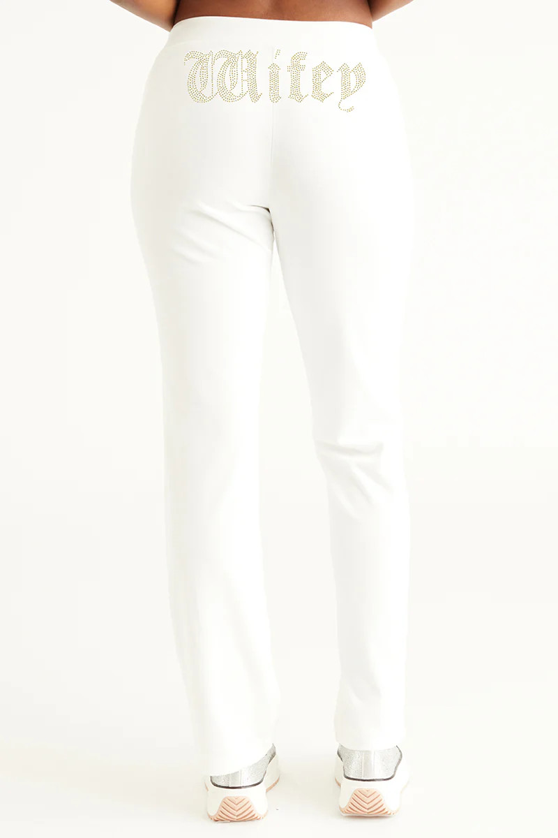 Wifey Customizable Big Bling Velour Track Pants | Juicy Couture