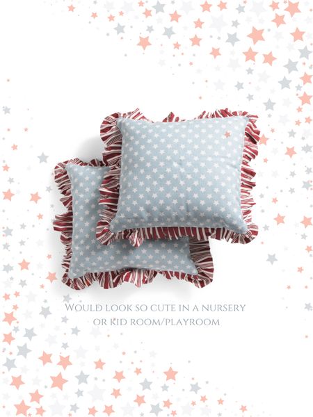 I loveeee these ruffled patriotic pillows. Great for Memorial Day or Fourth of July decor. Would also be super sweet in a kid playroom or bedroom/nursery.



TJ Maxx, throw pillow, Graham millennium, granny, chic traditional

#LTKFindsUnder50 #LTKFindsUnder100 #LTKHome