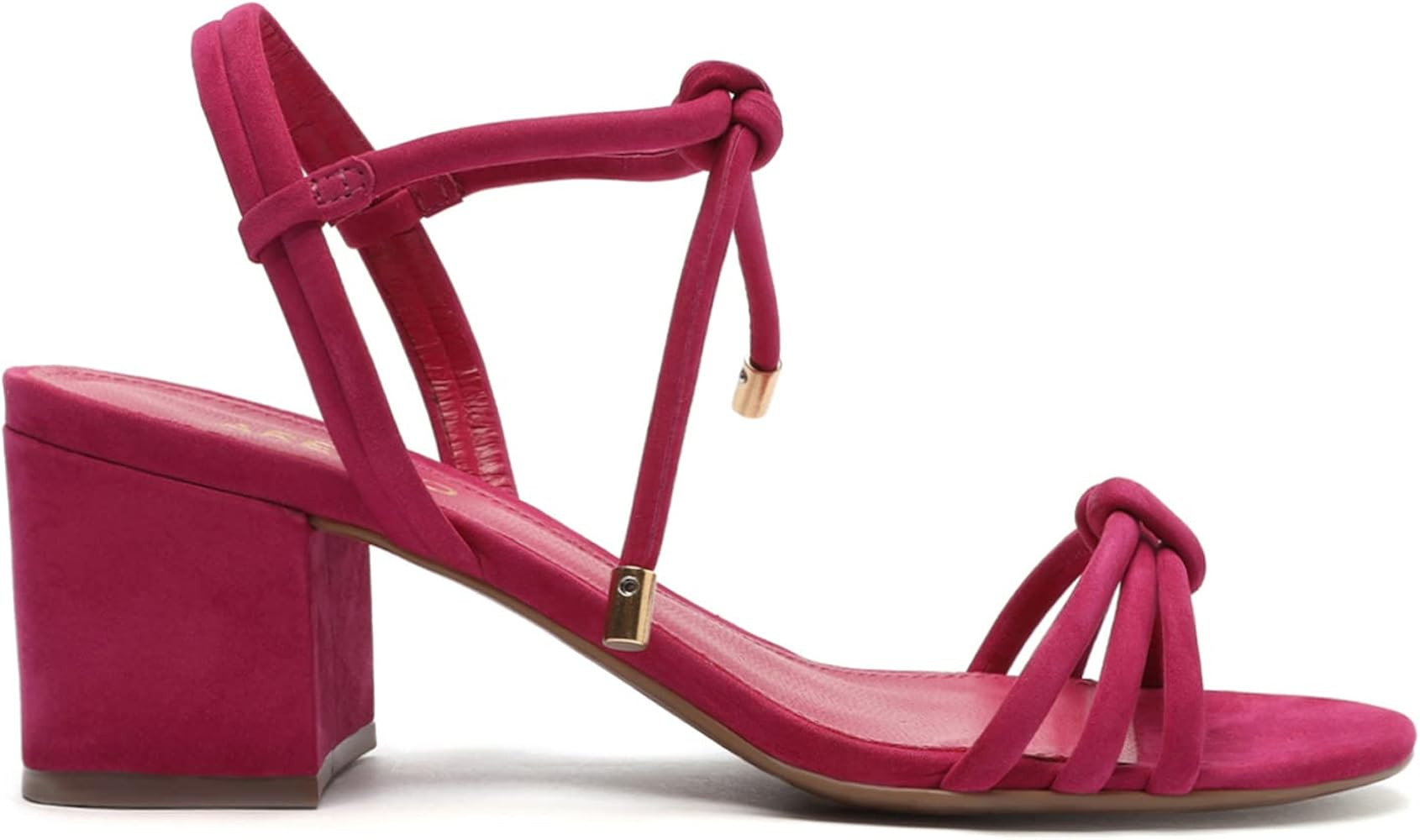 AREZZO Women's Camila Lace Up Strappy Block Heel Sandal | Amazon (US)