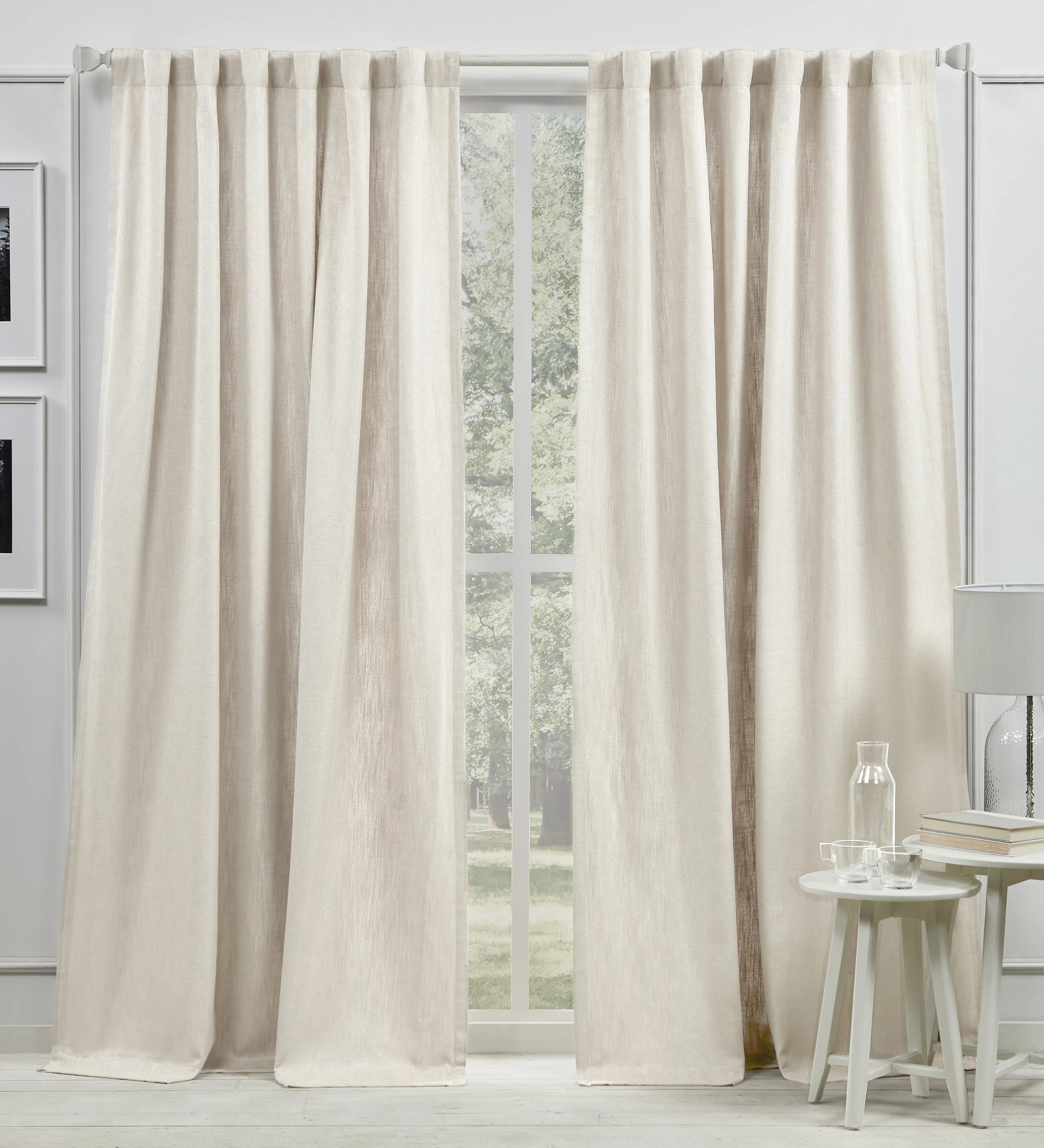 Lauren Ralph Lauren Vienna Light Filtering with Lining Back Tab/Rod Pocket Curtain Panel | Wayfair North America