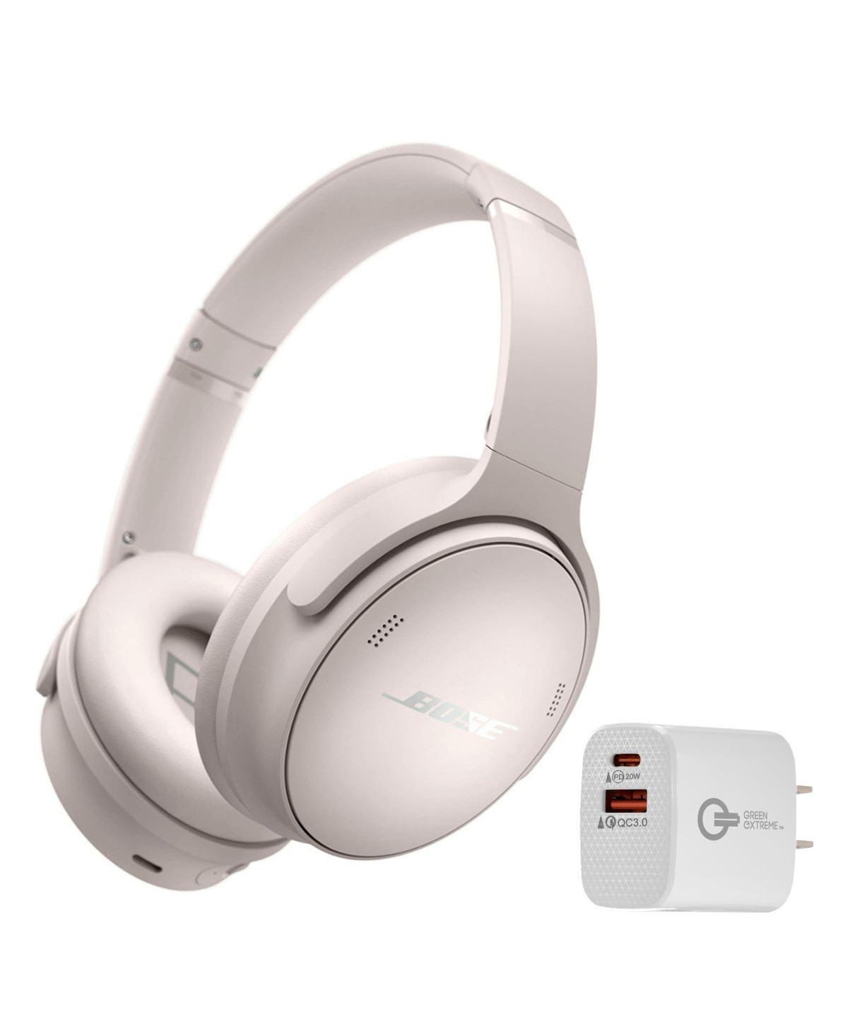 Bose QuietComfort Wireless Noise Cancelling Over-Ear Headphones - White smoke | Macy's