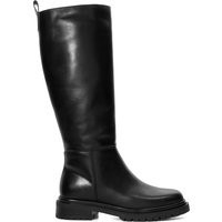 Dune London Leather Cleated Flat Knee High Boots Black | Marks & Spencer (UK)