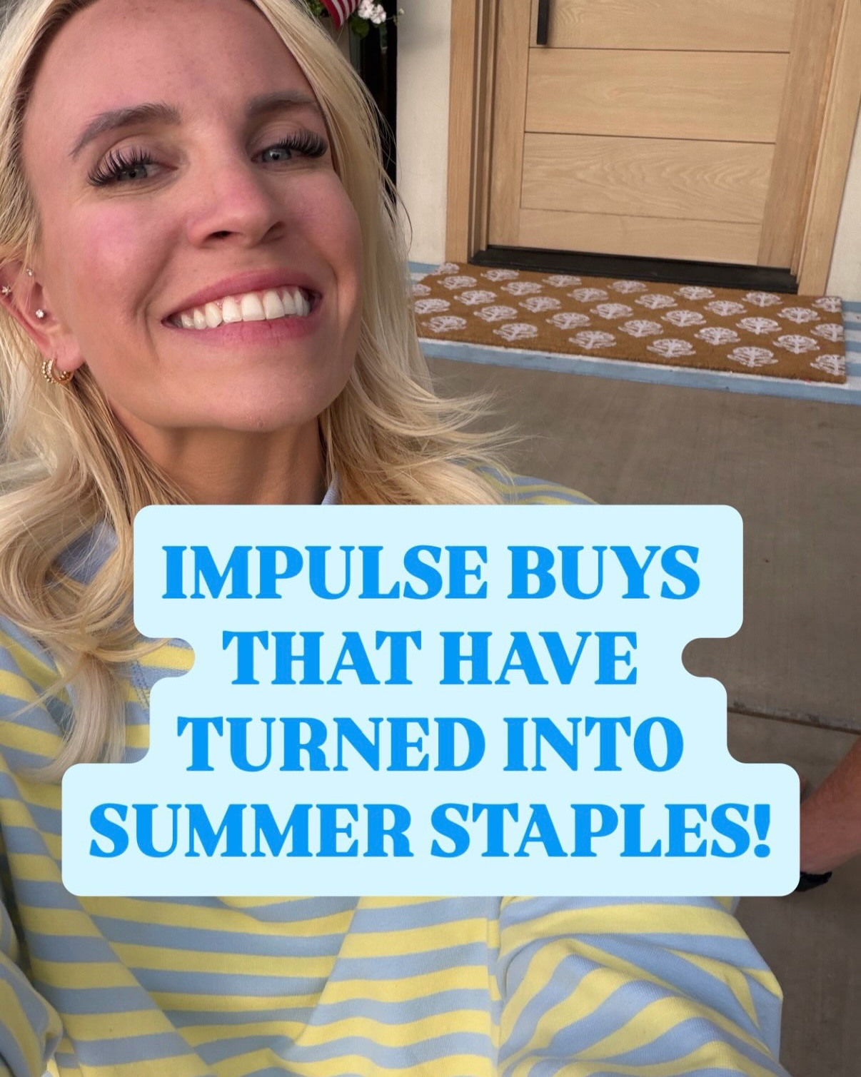 Comment SHOPS and I’ll send links! Impulse buys that are now summer staples!!!