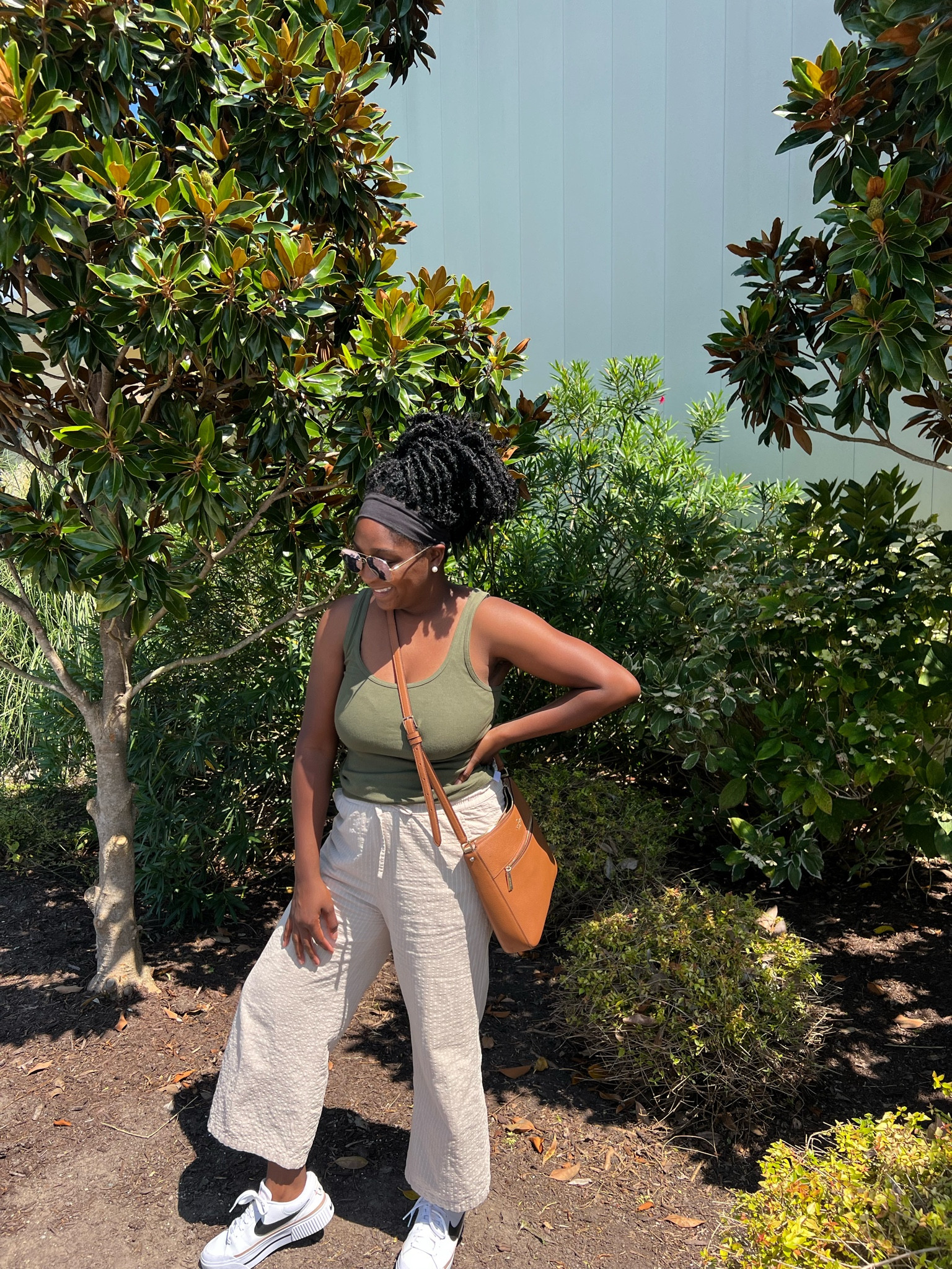 Wearing a perfect fall transition outfit. High wasted linen pants with platform sneakers and cami. 

High waisted linen pants size M
Ribbed tank top size M
Nike platform shoes size 8.5

#LTKstyletip #LTKCon #LTKmidsize