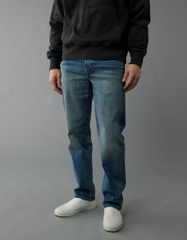 AE AirFlex+ Original Straight Jean | American Eagle Outfitters (US & CA)