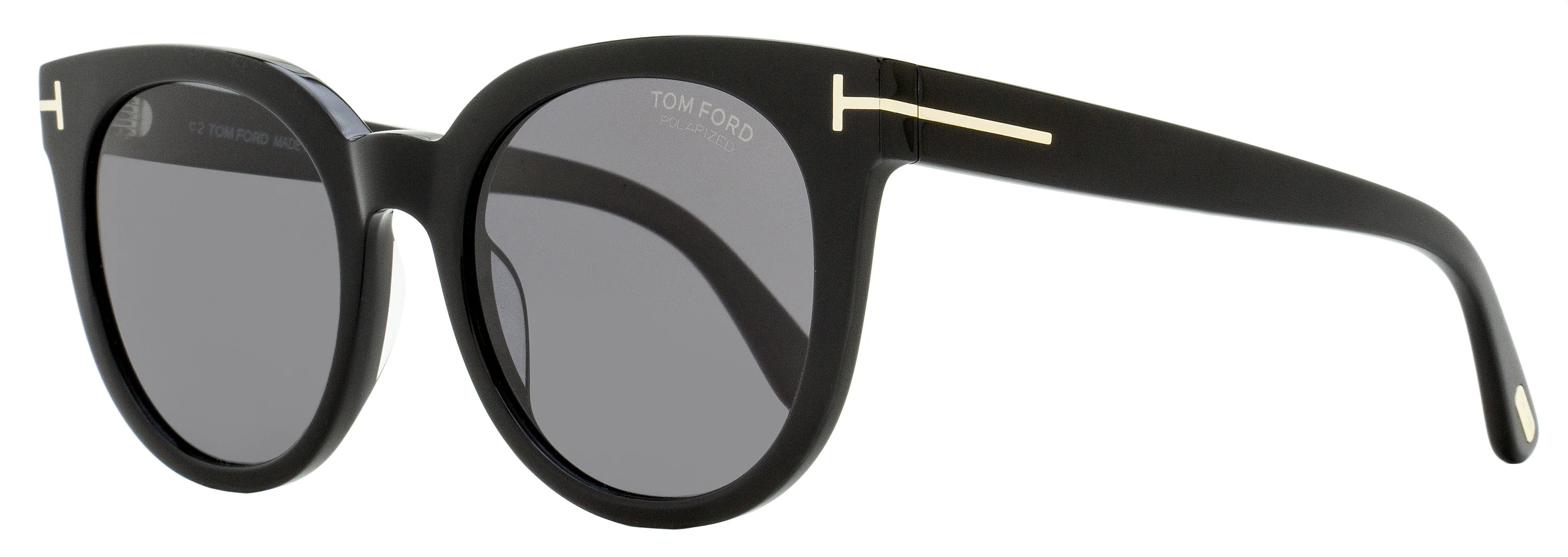 Tom Ford Women's Moira Polarized Sunglasses TF1109 01D Black 53mm | Shop Simon