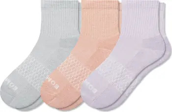 Bombas Assorted 3-Pack Mid Ankle Supima® Cotton Blend Socks | Nordstrom | Nordstrom