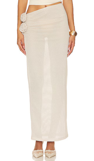 Soul Mate Maxi Skirt in Cream | Revolve Clothing (Global)